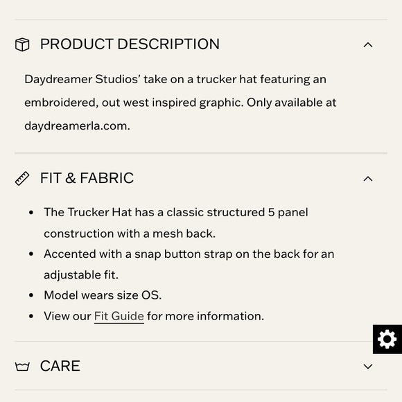 Daydreamer LA Studios Western Horse Trucker Hat Navy OS - Picture 6 of 6